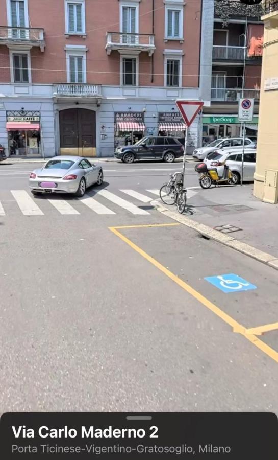 Apartament Prestigioso Trilocale Sui Navigli Con A/C & Wi-Fi Mediolan Zewnętrze zdjęcie